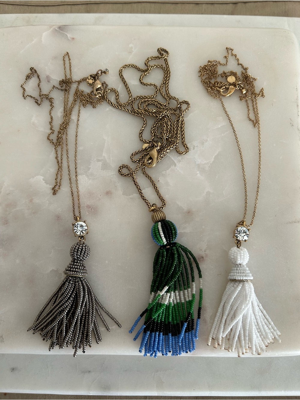 AT tassel necklace bundle